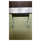 Wooden gray desk 42 inches x 24 inches