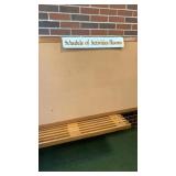 Lg cork board 60 inches x 36 inches