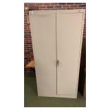 Metal cabinet with shelves 36 inches x 18 inches