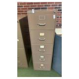 5 drawer filing cabinet