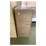 3 drawer metal filing cabinet