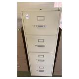 4 drawer metal filing cabinet