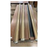 Three projection screens