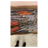 Tray of pliers