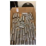 Tray lot of standard deep well sockets
