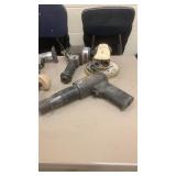 Box lot of air tools