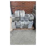 Pallet of small cinder black