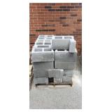 Pallet of cinder block