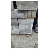 Pallet of large cinder block