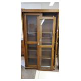 Oak cabinet 46 x 16 x 7 ft with 5 shelves and