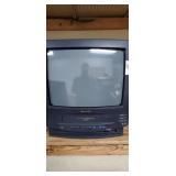 Sharp TV-bcr combination  13 inch