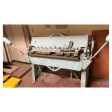 48 inch metal brake with adjustable plates