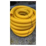 Yellow pipe 4 inch for baseball fence top