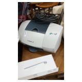 Lexmark printer, paper trays, keyboard