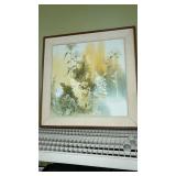 Glenn Brougher original botanical art framed