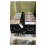 2 storage boxes of CD music
