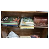 Shelf lot of books electrical & home repair