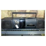 Sharp boom box CD cassette radio