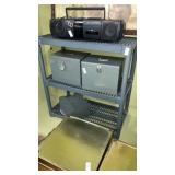 Poly storage rack shelving