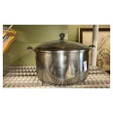 Farber ware 12qt stainless steel pot w/lid