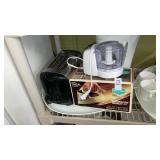 Small appliances lot toaster iron chopper coffee
