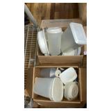 2 boxes kitchen plastics small casseroles measure