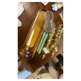 Lot of candleholders and candles