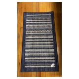 Blue floor rug 20"x36"
