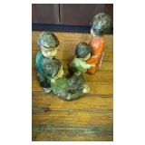 Midcentury german boy figures