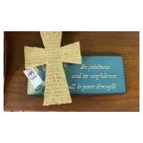 Religious sign and cross