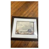 Andrus beachside framed painting