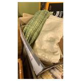 Lot of towels and placemats