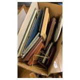 Box of assorted, small picture frames