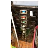 Metal 9-drawer cabinet