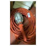 Long extension cord with light
