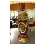 Historical porcelain lamp