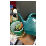 Watering can, bucket, yard tools, sprayer