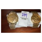 Bulova accutron mans watch w/ 14k gold filled