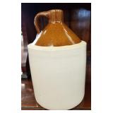 Stoneware brown jug