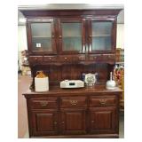 Young Hinkle Plymouth Pine hutch no contents