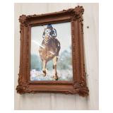 Framed photo Secretariat Belmont Stakes