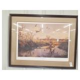 Ducks Unlimited "Unscheduled Arrival" framed