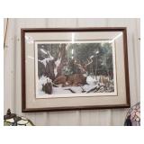 RC Kray signed deer print