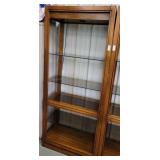 Etagere 32x17x75" lighted with glass shelves