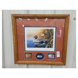 Ducks Unlimited framed KL Holtzman 