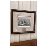 Framed Ducks Unlimited Conservation Edition print