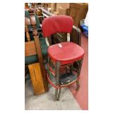 Red step stool