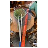 Lot of fishing nets and case