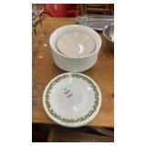 Set of Corelle plates and dishes