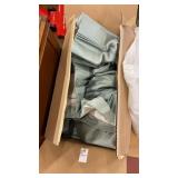 Box lot of French door drape